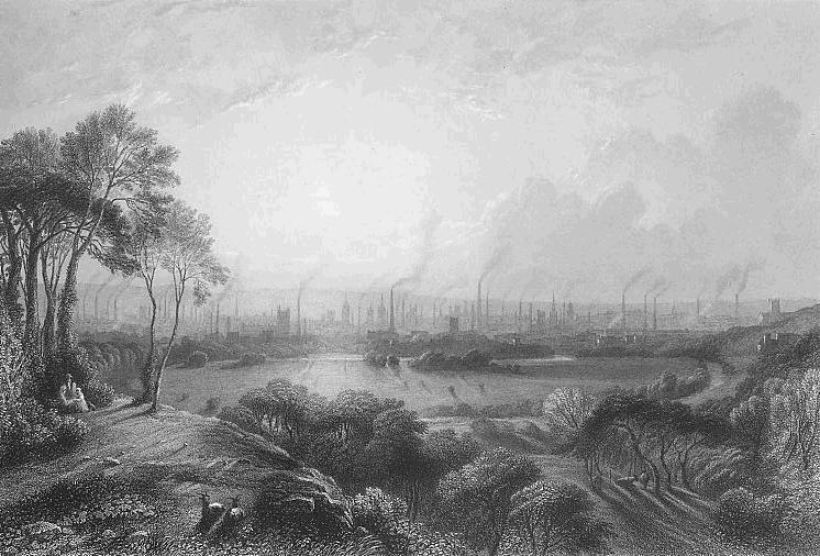 Manchester 1840-re a világ egyik legelső ipari városává vált