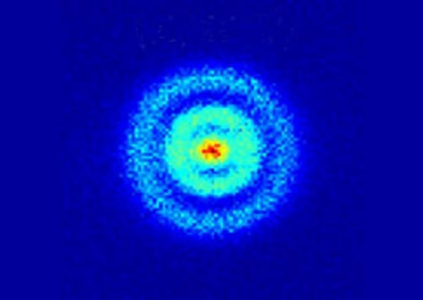 Hidrogénatom, egy fotoionizációs mikroszkóppal fényképezve