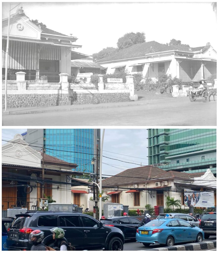 Jakarta egykor és most: 100 év különbség egy képen.
