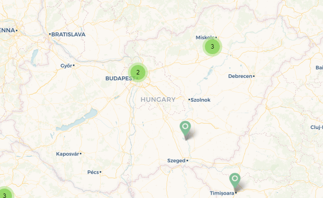 Magyarországon jelenleg öt ilyen projektet tüntet fel. Kép: energy-poverty.ec.europa.eu