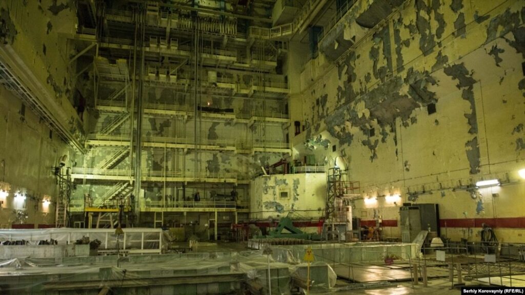 Jelenleg így néz ki a csernobili erőmű belseje. Kép: rferl.org