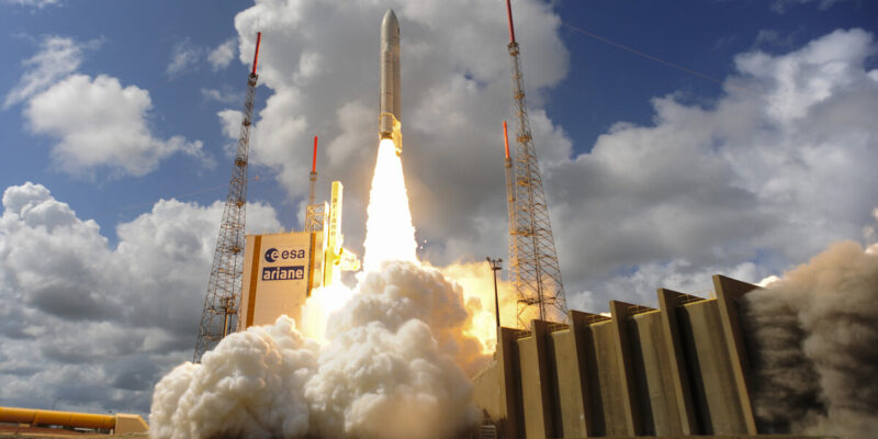 Kép: Ariane rakéta indítása