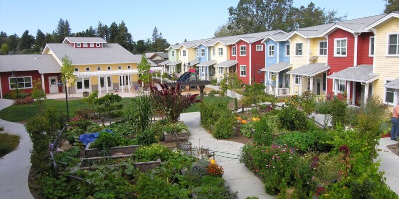 Kép: A cohousing modern lakásközösség