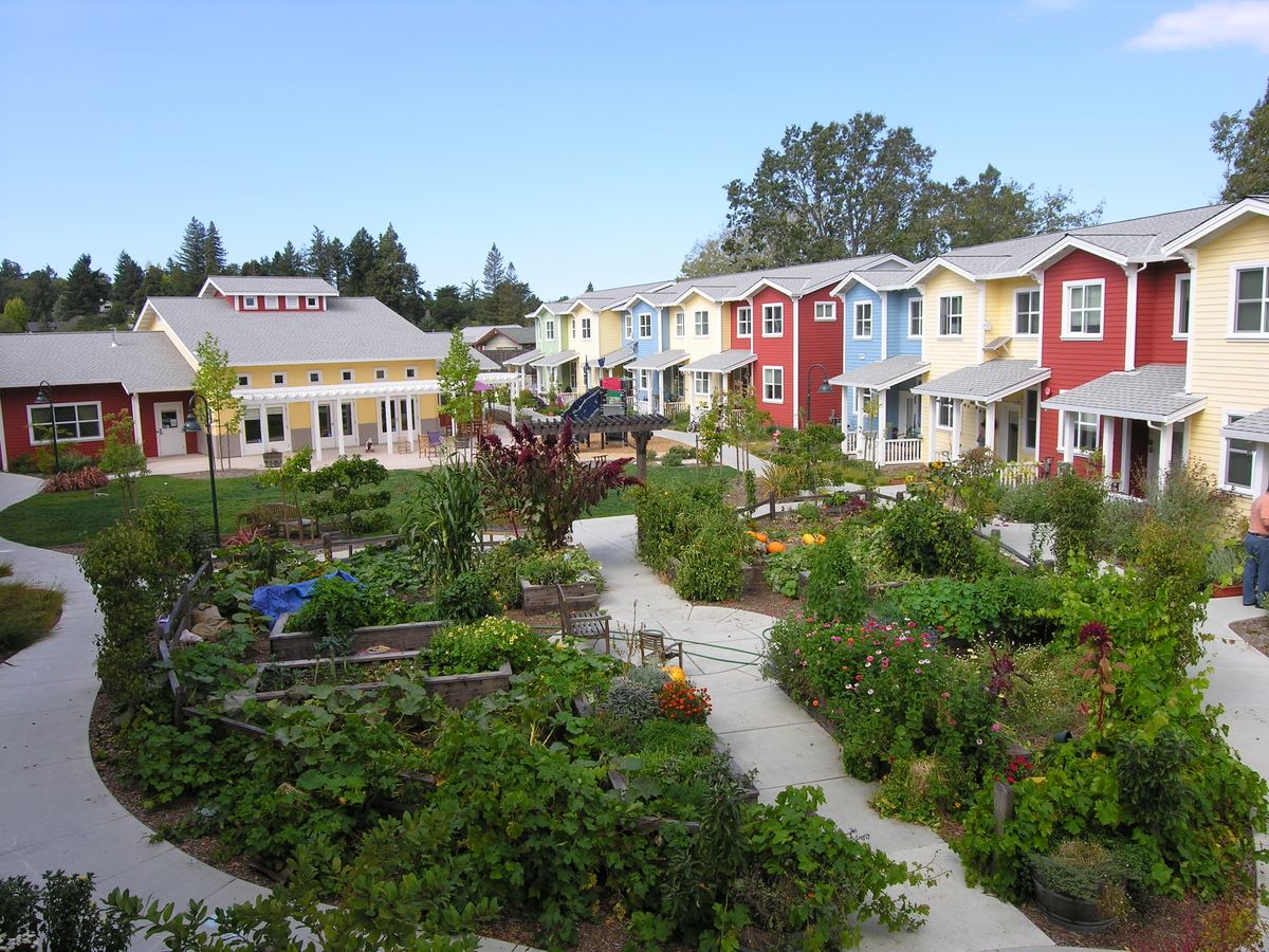 Kép: A cohousing modern lakásközösség