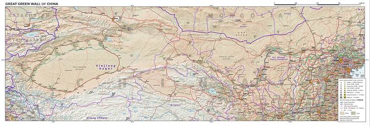 A kínai „Nagy Zöld Fal”, a Góbi és a Takla-Makán sivatag kizöldítése